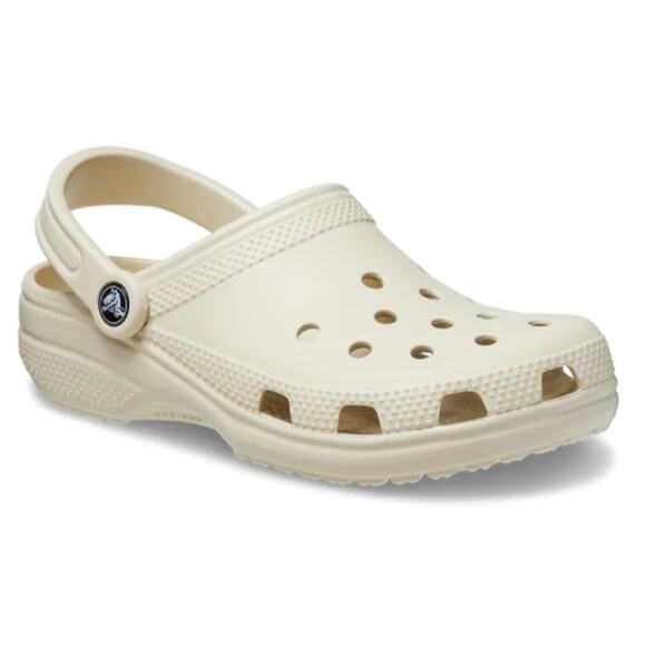 Crocs Classic Clog Sandals M7 W9 White Slip On Breathable Waterproof Flat Casual - Picture 2 of 10